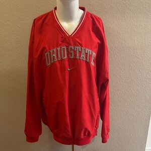 Nike Men's Red Ohio‎ State V-Neck Sweater